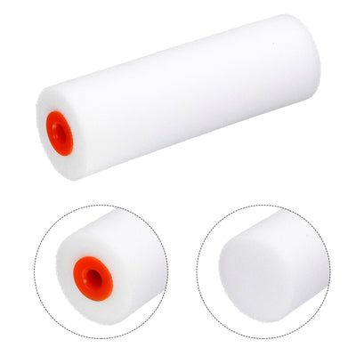 Harfington Uxcell 3Pcs Paint Roller Set, 2Pcs 4" Water Based Sponge Roller Covers and 23" Paint Roller Frame
