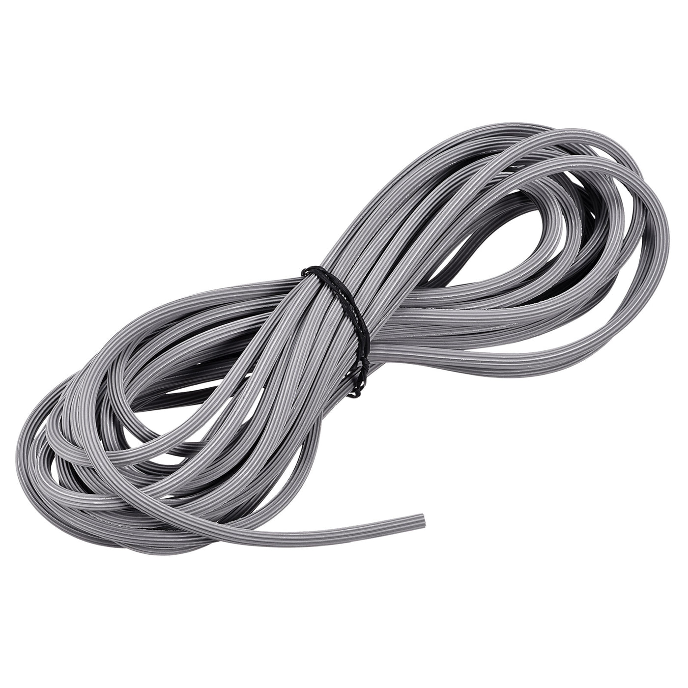 uxcell Uxcell Screen Spline 7.5M/24.61Ft Length PVC Sealing Strip Retainer, 5mm OD Gray