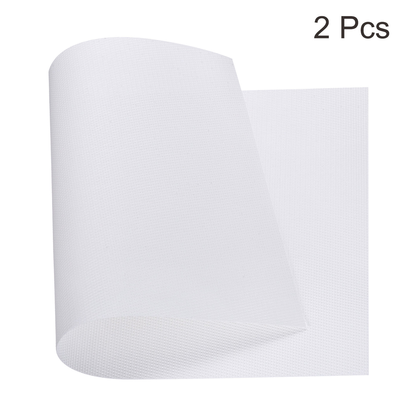 uxcell Uxcell Place Mats 450x300mm 2pcs PVC Table Washable Woven Placemat, White