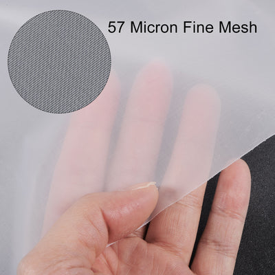 Harfington Uxcell 57 Micron Paint Nylon Mesh Filter Woven Net Sheet Filter Cloth (39"x39")