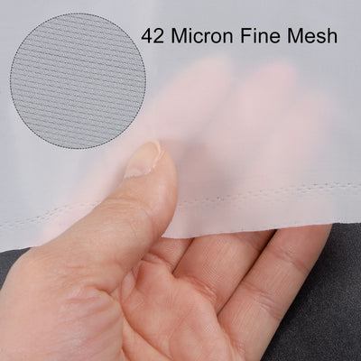 Harfington Uxcell 42 Micron Paint Nylon Mesh Filter Woven Net Sheet Filter Cloth (39"x39")