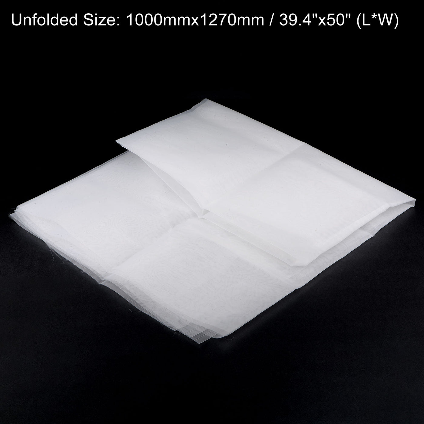 uxcell Uxcell 130 Micron Paint Nylon Mesh Filter Woven Net Sheet Filter Cloth (39"x50")