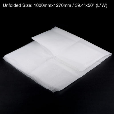 Harfington Uxcell 130 Micron Paint Nylon Mesh Filter Woven Net Sheet Filter Cloth (39"x50")