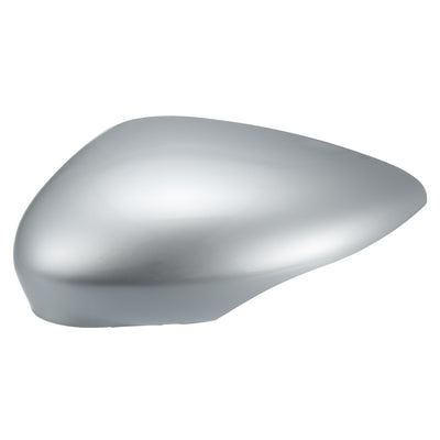 Harfington Silver Tone Left Side Car Side Door Wing Mirror Cover Rear View Mirror Cap for Ford Fiesta MK7 2008 2009 2010 2011 2012 2013 2014 2015 2016 2017