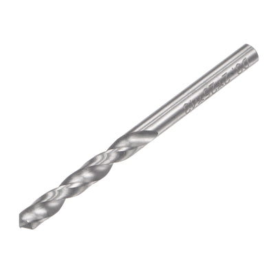 Harfington Uxcell 3.2mm C2/K20 Tungsten Carbide Straight Shank Spiral Flutes Twist Drill Bit