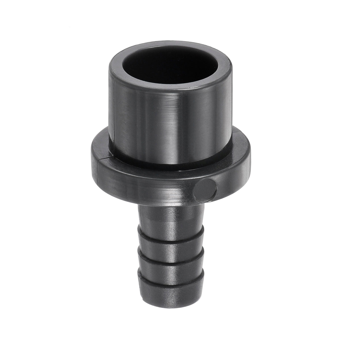 Harfington PVC Pipe Fitting 10mm Barbed x 20mm OD Spigot Straight Hose Connector Black