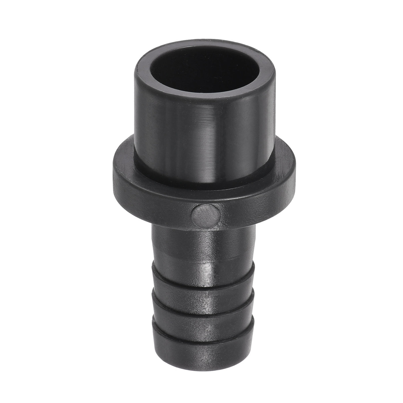 Harfington PVC Pipe Fitting 14mm Barbed x 20mm OD Spigot Straight Hose Connector Black