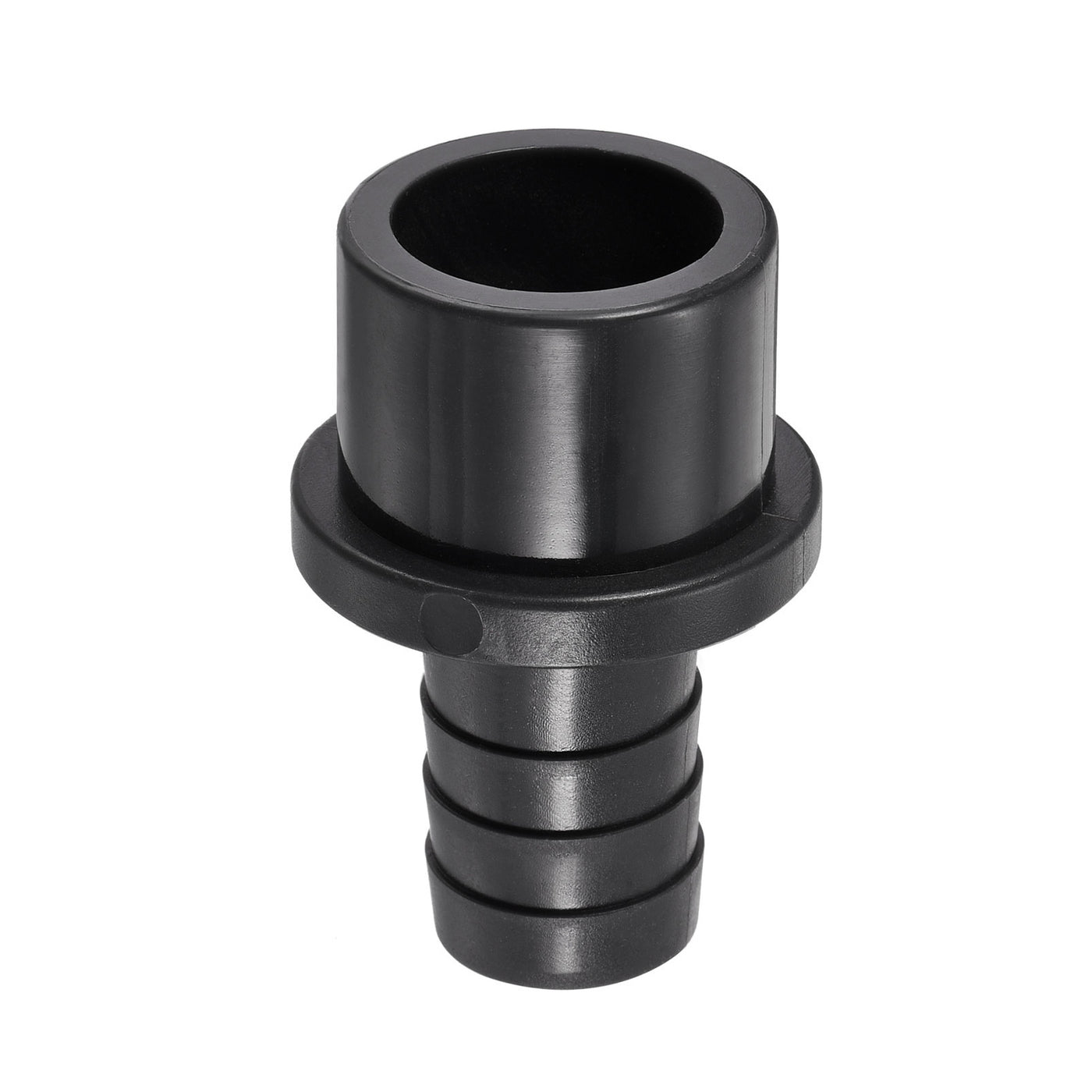 Harfington PVC Pipe Fitting 16mm Barbed x 25mm OD Spigot Straight Hose Connector Black