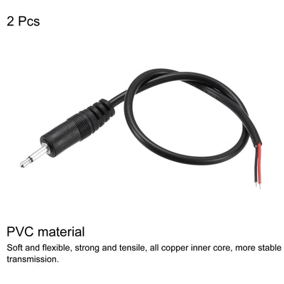 Harfington Male Plug to Bare Wire Jack Audio Cable