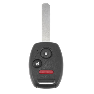 Harfington 433MHz CWTWB1U545 Replacement Smart Proximity Keyless Entry Remote Key Fob for Honda Pilot 2005-2008 3 Buttons with Door Key 46 Chip Uncut Car Ignition Key Fob