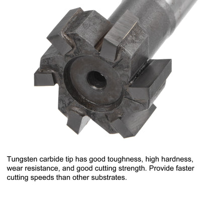 Harfington Uxcell Carbide Tip T-Slot Milling Cutter