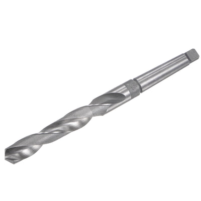 uxcell Uxcell 20mm High-speed Steel Twist Drill Bit with MT2 Morse Taper Shank, 240mm Length