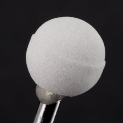 Harfington Uxcell Abrasive Ball Mounted Stone Grinding Bits 1/8" Shank 0.47" Diameter 5pcs