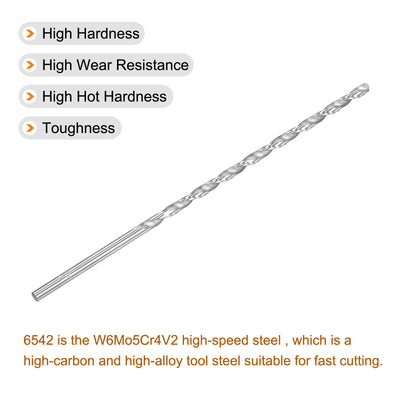 Harfington Uxcell 6542 High Speed Steel Twist Drill Bit, 5.5mm Drill Dia. 200mm Length