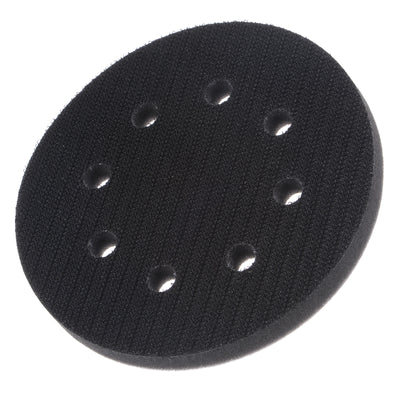 Harfington Uxcell 5 Inch 8 Holes Sponge Interface Pad Soft Density Hook and Loop Cushion Buffer Backing Pad for Electric Sander