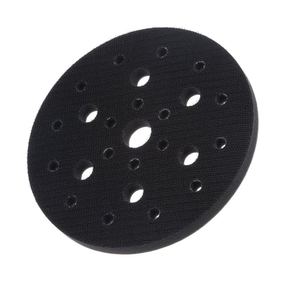 Harfington Uxcell 6 Inch 25 Holes Sponge Interface Pad Soft Density Hook and Loop Cushion Buffer Backing Pad for Electric Sander