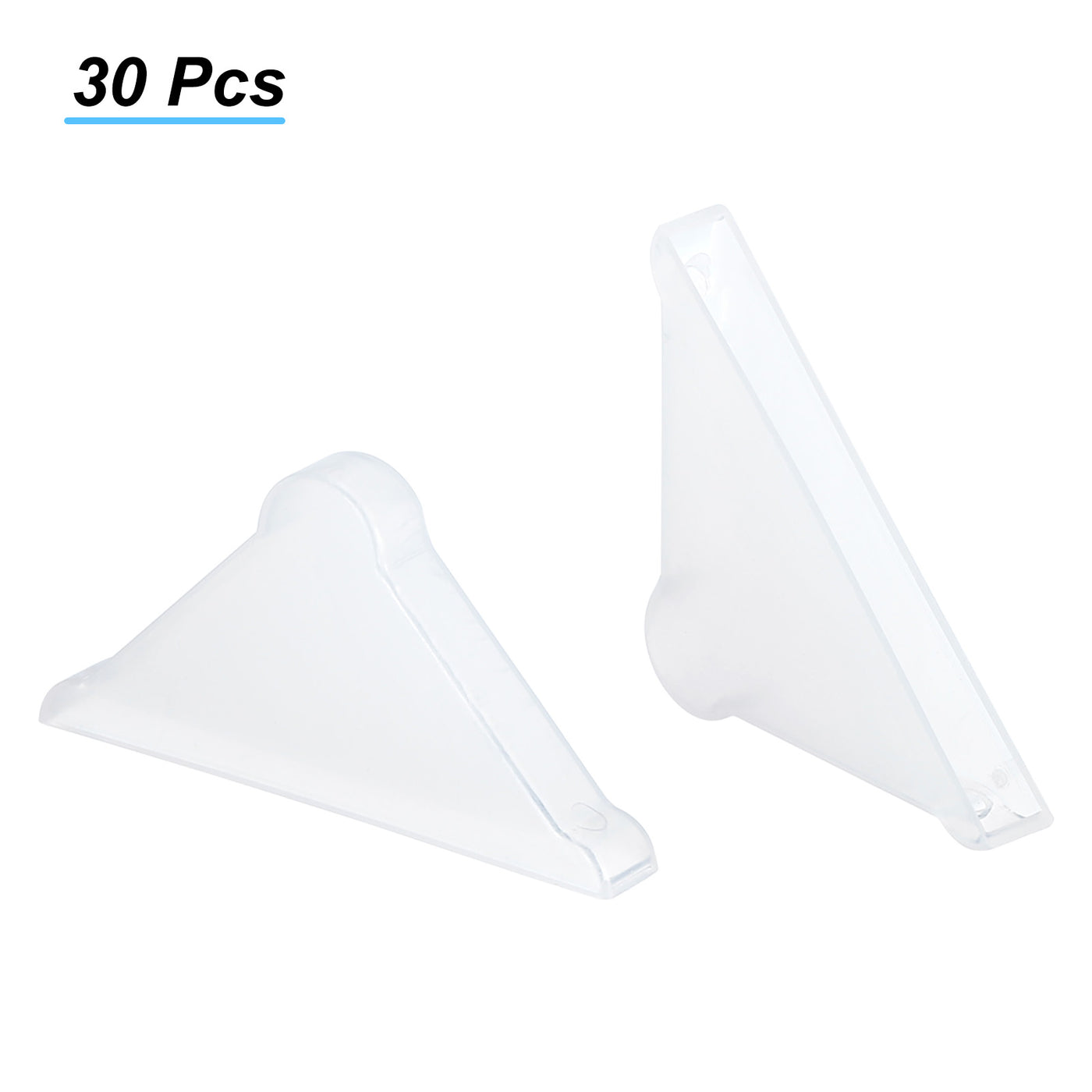 Harfington PP Corner Protector Triangle 37x5mm for Ceramic, Glass, Metal Sheets White 30pcs
