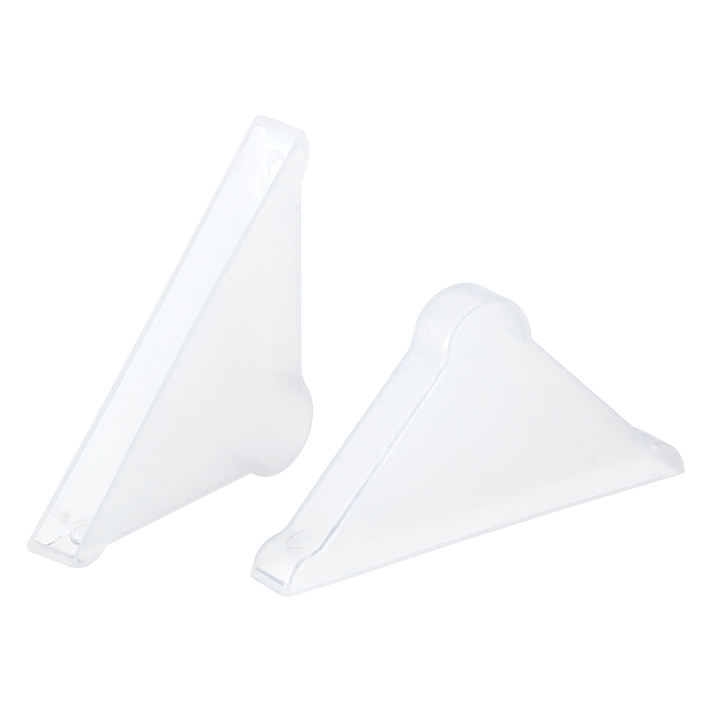 Harfington PP Corner Protector Triangle 37x5mm for Ceramic, Glass, Metal Sheets White 30pcs