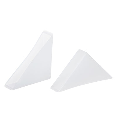 Harfington PP Corner Protector Triangle 47x12mm for Ceramic, Glass,Metal Sheets White 20pcs