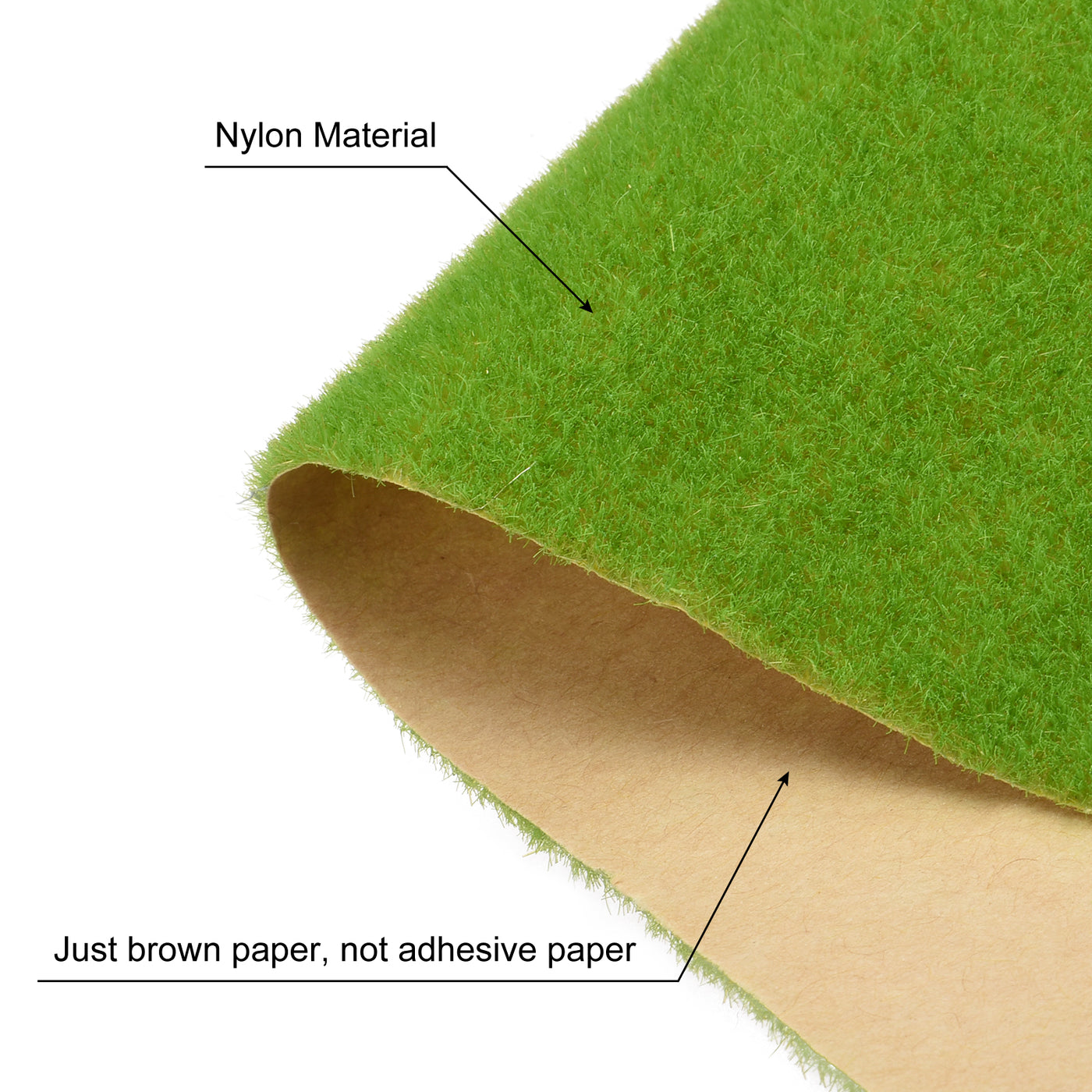 Harfington Artificial Model Grass Mat Realistic Fake Turf for Garden Lawn Decoration Models