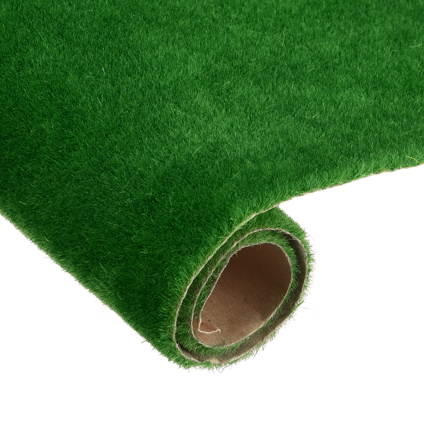 Harfington Artificial Model Grass Mat 10" x 10" Green Realistic Fake Turf for Garden Lawn Decoration Model 2pcs