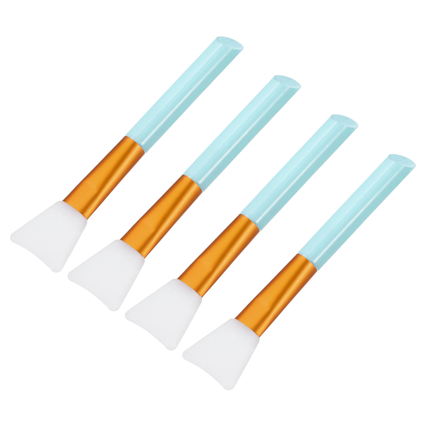 Harfington Silicone Epoxy Brushes Blue Applicator DIY Brush for Making Epoxy Tumbler, Pack of 4