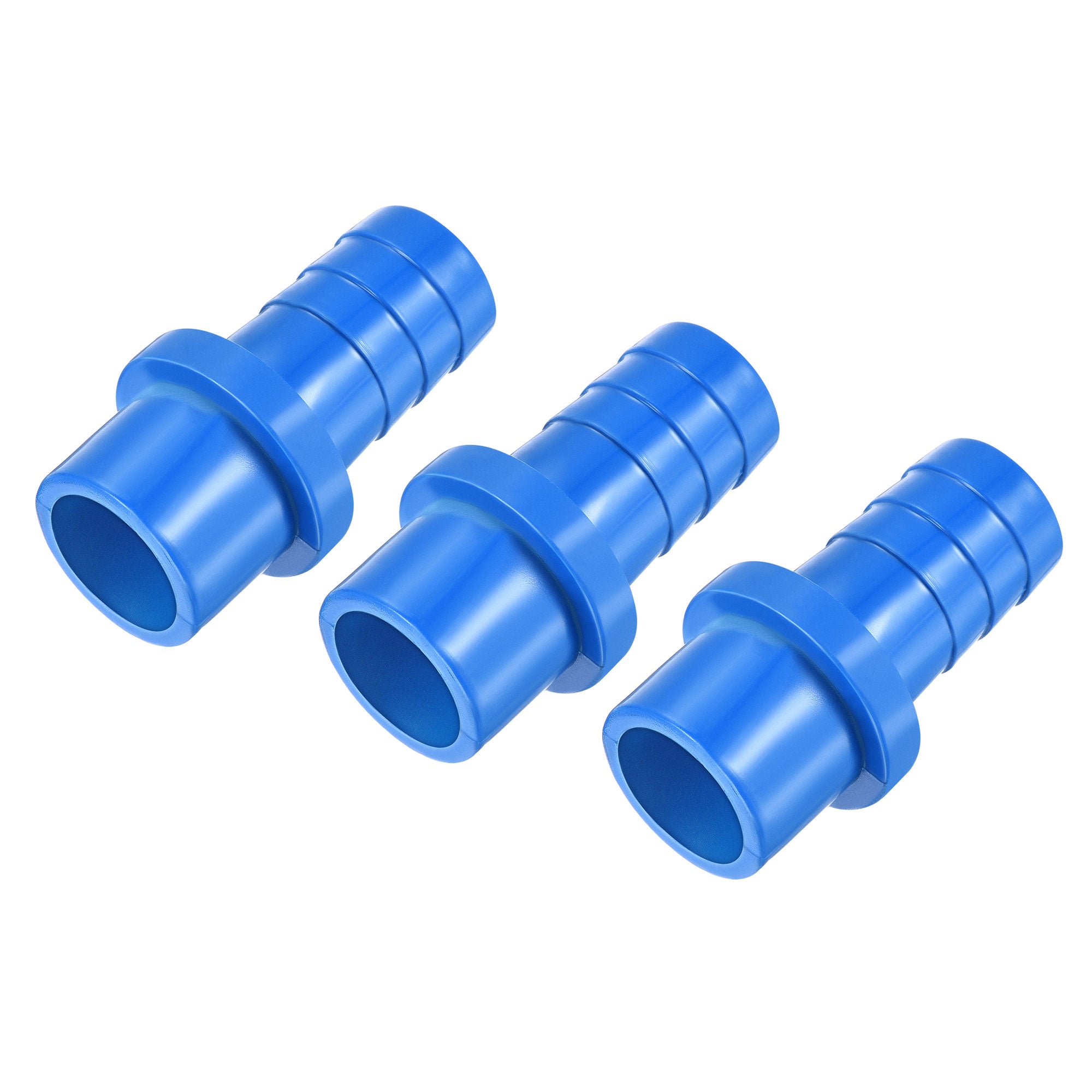 3Pcs PVC Pipe Fitting 16mm Barbed x 20mm OD Spigot Straight Hose ...
