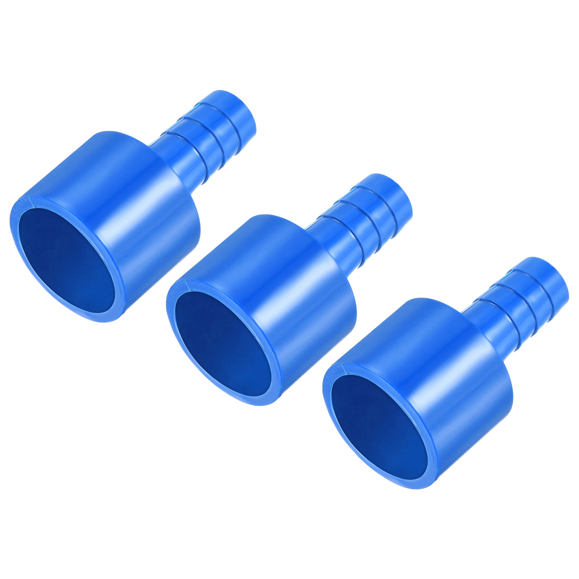 PVC Pipe Fitting 10mm Barbed x 20mm ID Spigot Straight Tube Adapter ...