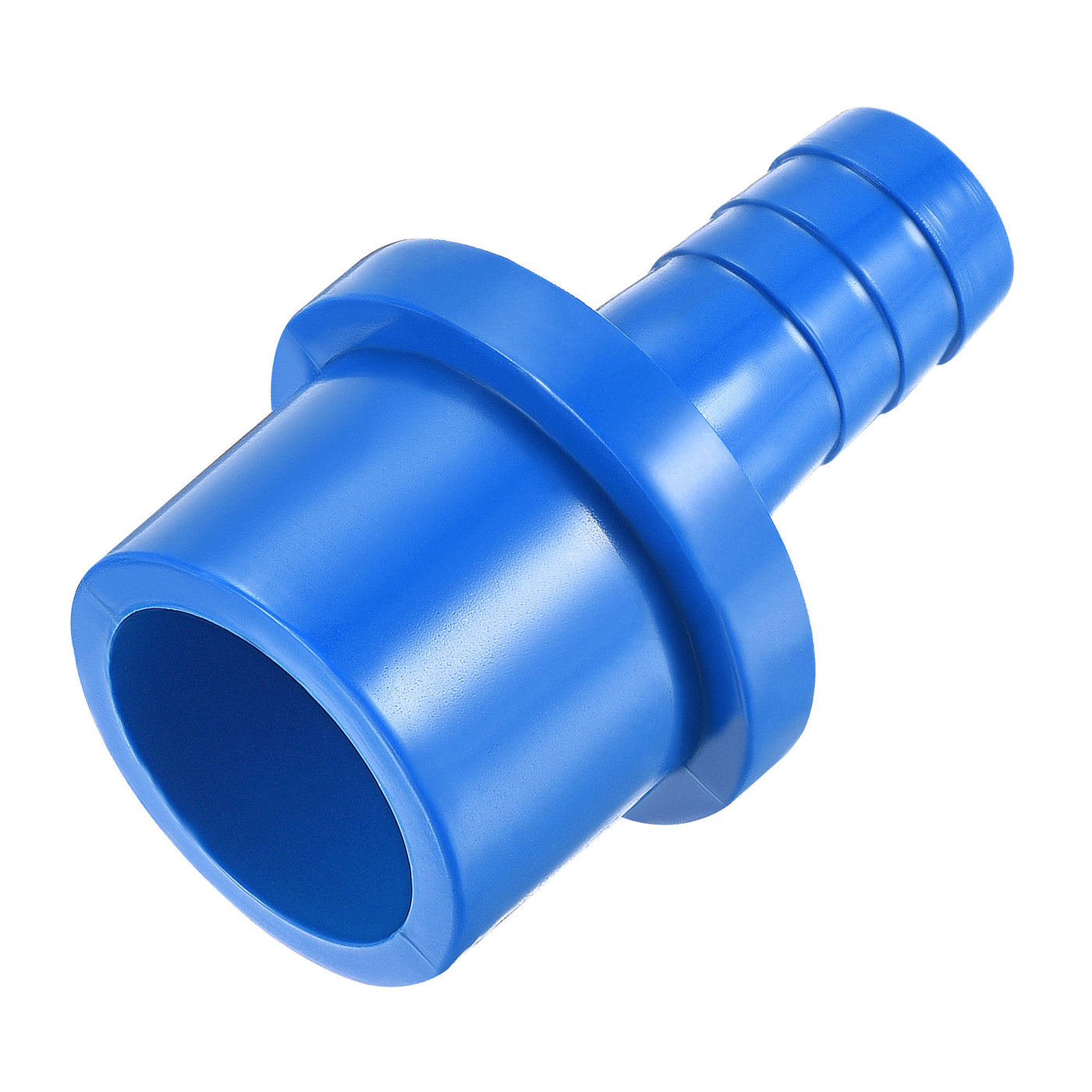 Harfington PVC Pipe Fitting 12mm Barbed x 25mm OD Spigot Straight Hose Connector Blue