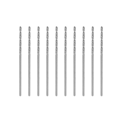 Harfington Uxcell 10 Pcs 0.95mm High Speed Steel Drill Bits, Fully Ground 32mm Length Drill Bit