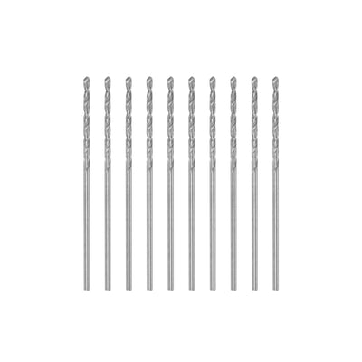 Harfington Uxcell 10 Pcs 1.1mm High Speed Steel Drill Bits, Fully Ground 36mm Length Drill Bit