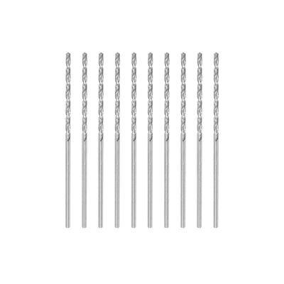 Harfington Uxcell 10 Pcs 1.25mm High Speed Steel Drill Bits, Fully Ground 46mm Length Drill Bit