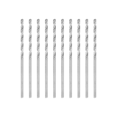 Harfington Uxcell 10 Pcs 1.75mm High Speed Steel Drill Bits, Fully Ground 52mm Length Drill Bit