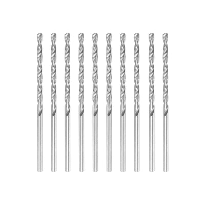 Harfington Uxcell 10 Pcs 1.85mm High Speed Steel Drill Bits, Fully Ground 48mm Length Drill Bit