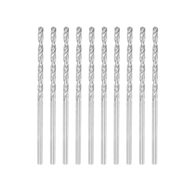 Harfington Uxcell 10 Pcs 2.15mm High Speed Steel Drill Bits, Fully Ground 57mm Length Drill Bit