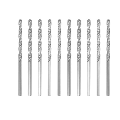 Harfington Uxcell 10 Pcs 2.6mm High Speed Steel Drill Bits, Fully Ground 57mm Length Drill Bit