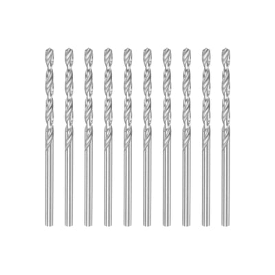 Harfington Uxcell 10 Pcs 2.8mm High Speed Steel Drill Bits, Fully Ground 60mm Length Drill Bit