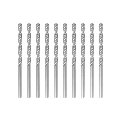 Harfington Uxcell 10 Pcs 2.9mm High Speed Steel Drill Bits, Fully Ground 60mm Length Drill Bit