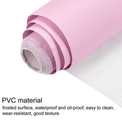 Harfington Stick Wallpaper 17.7 Inch x 16.4 Feet Pink Self Adhesive Peel Wall Paper