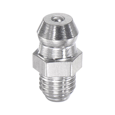 Harfington Uxcell Metric Stainless Steel Straight Hydraulic Grease Fitting M6 x 0.75mm Thread