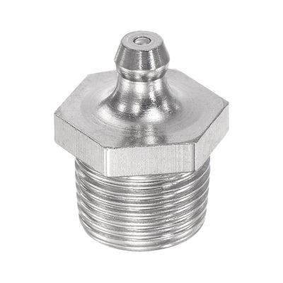 Harfington Uxcell Stainless Steel Straight Hydraulic Grease Fitting G3/8 Thread