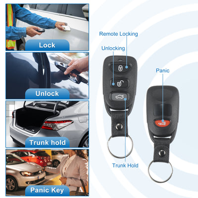 Harfington 4 Button Car Keyless Entry Remote Control Key Fob Proximity Smart Fob NYOSEKS-TF10ATX for Kia Optima 2011-2013 315MHz