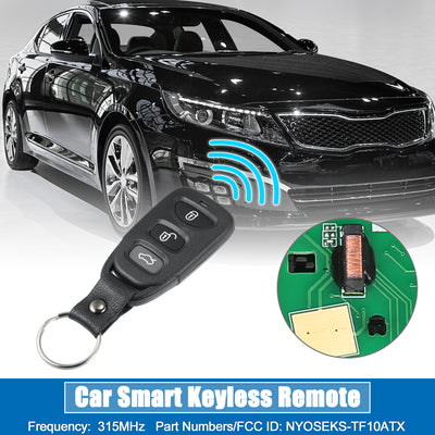 Harfington 4 Button Car Keyless Entry Remote Control Key Fob Proximity Smart Fob NYOSEKS-TF10ATX for Kia Optima 2011-2013 315MHz