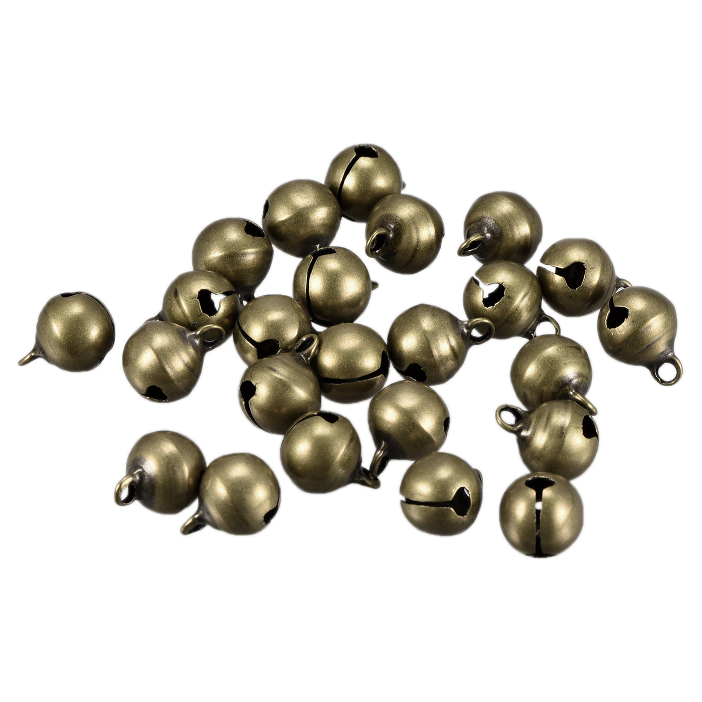Uxcell Uxcell Jingle Bells, 10mm 100pcs Small Bells for Craft DIY Christmas, Bronze Tone