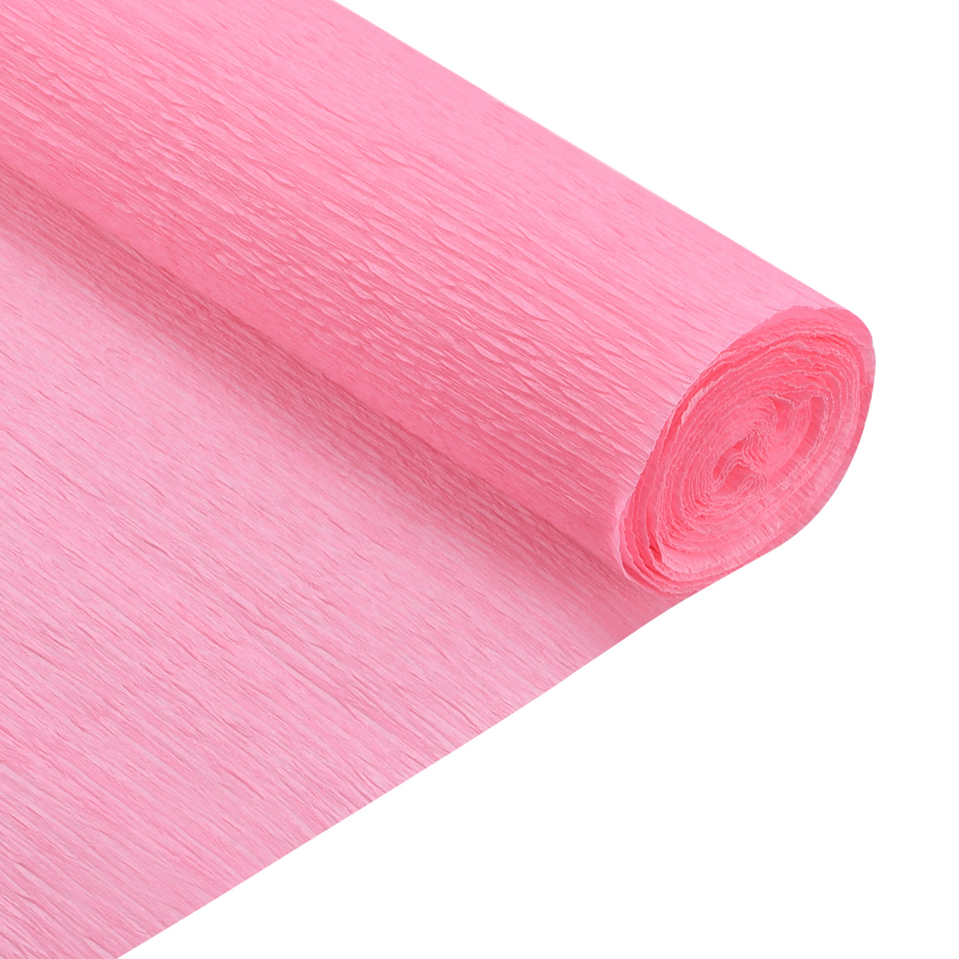 Harfington Crepe Paper Roll Crepe Paper Decoration 7.5ft Long 20 Inch Wide, Dark Pink