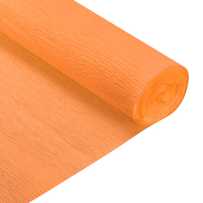 Harfington Crepe Paper Roll Crepe Paper Decoration 7.5ft Long 20 Inch Wide, 	Orange Yellow