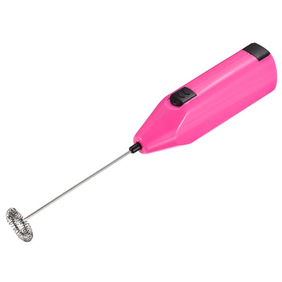 Harfington Electric Tumbler Stirrer, Handheld Mini Mixer Battery Operated Stirring Mixing Pink for DIY Glitter Tumbler Cups