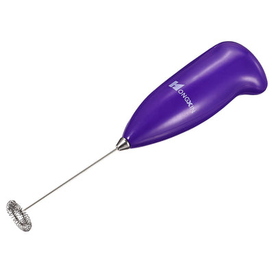 Harfington Mini Electric Tumbler Stirrer, Handheld Mixer Battery Operated Stirring Purple for DIY Glitter Tumbler Cup
