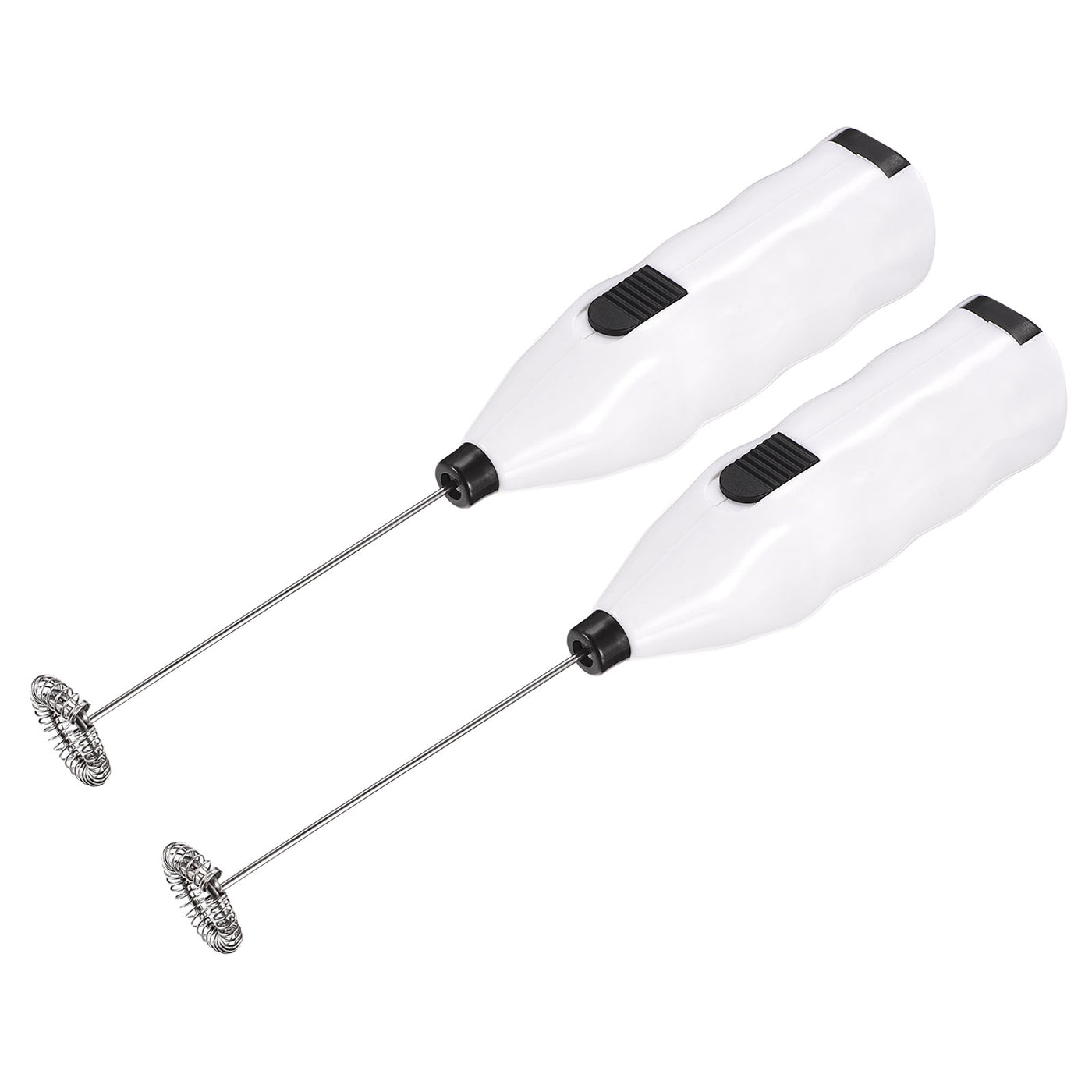 Harfington Mini Electric Tumbler Stirrer Mixer, Mini Handheld Battery Operated Stirring White for DIY Glitter Tumbler Cup, Pack of 2