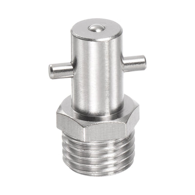Harfington Uxcell Nickel-Plated Brass Straight Grease Fitting Accessories M14 x 1.5mm Thread